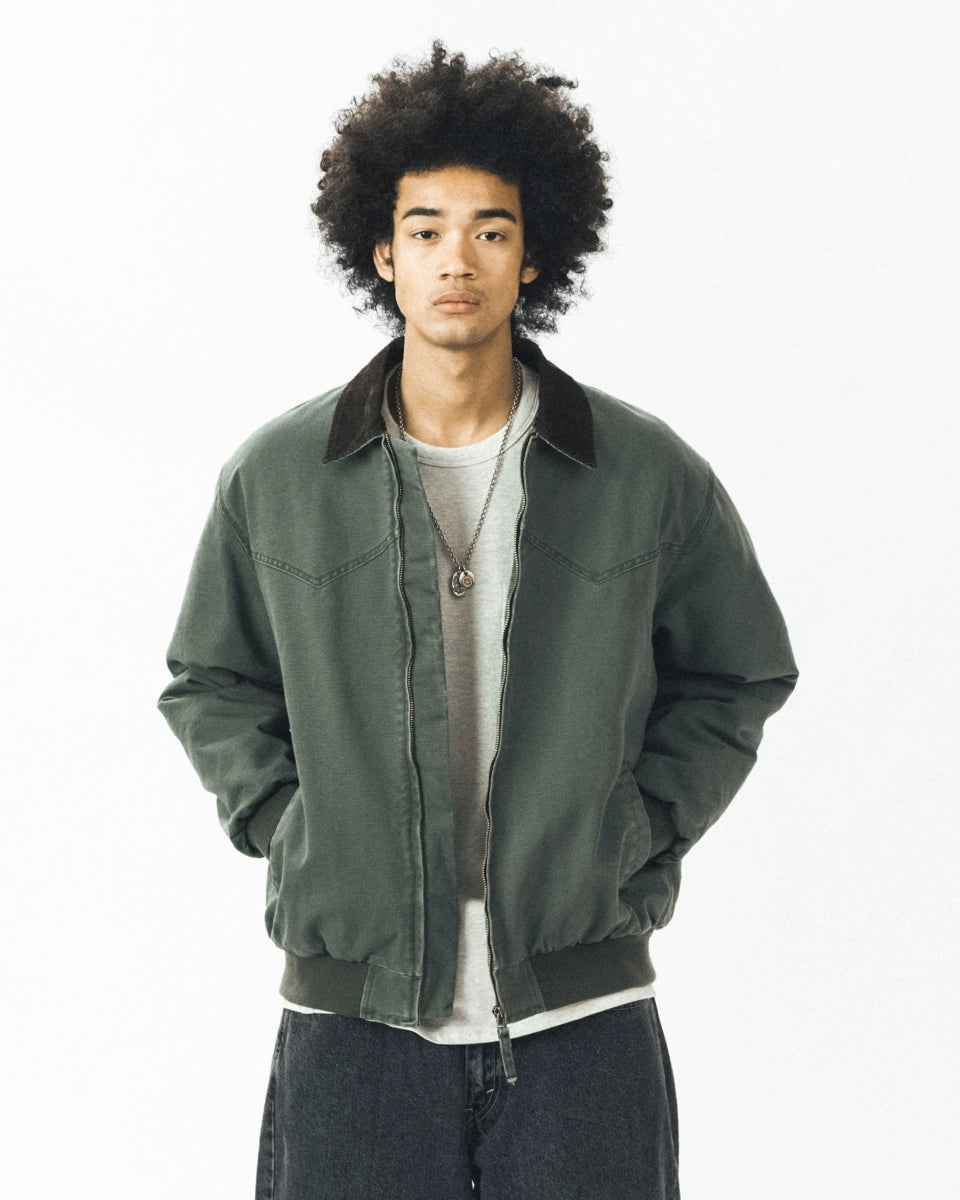 COTTON CORDUROY COLLAR JACKET W1519