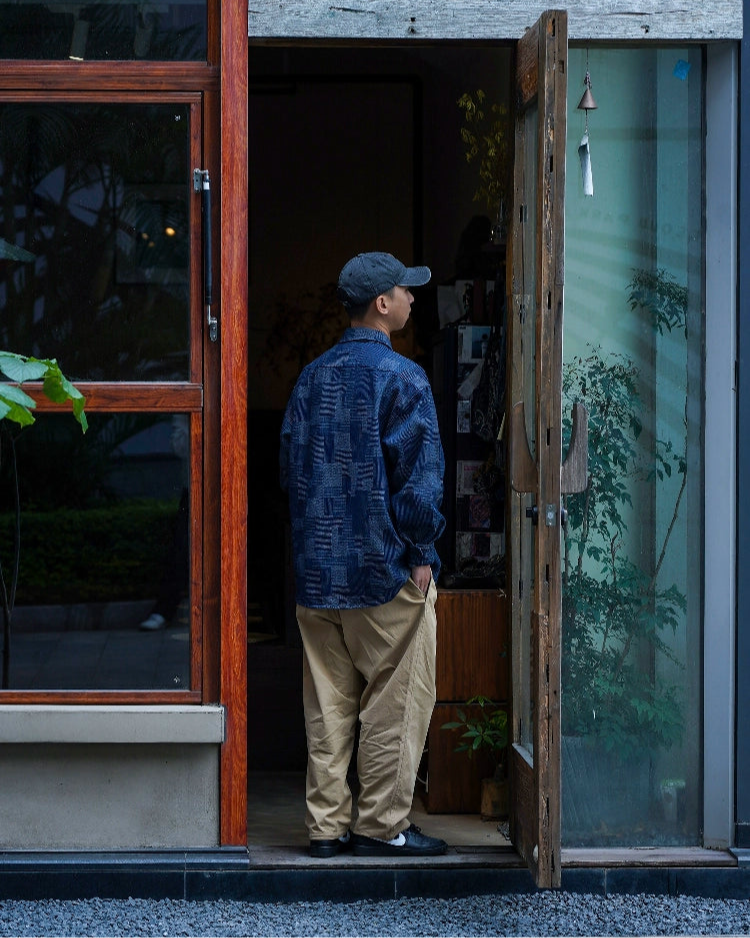 PATCHWORK PATTERN SHIRTS W1485