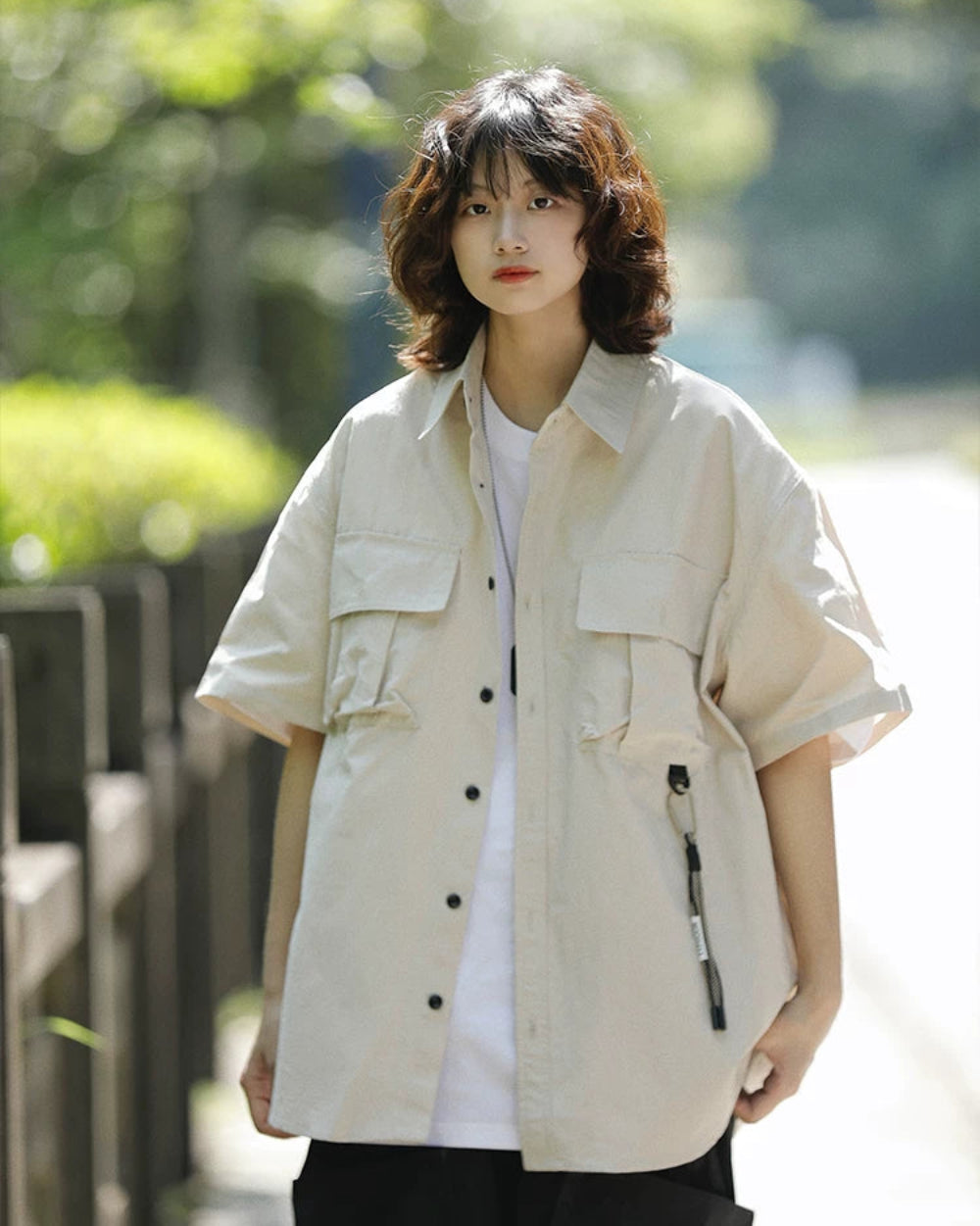 UTILITY LOOSE SHIRTS W1798