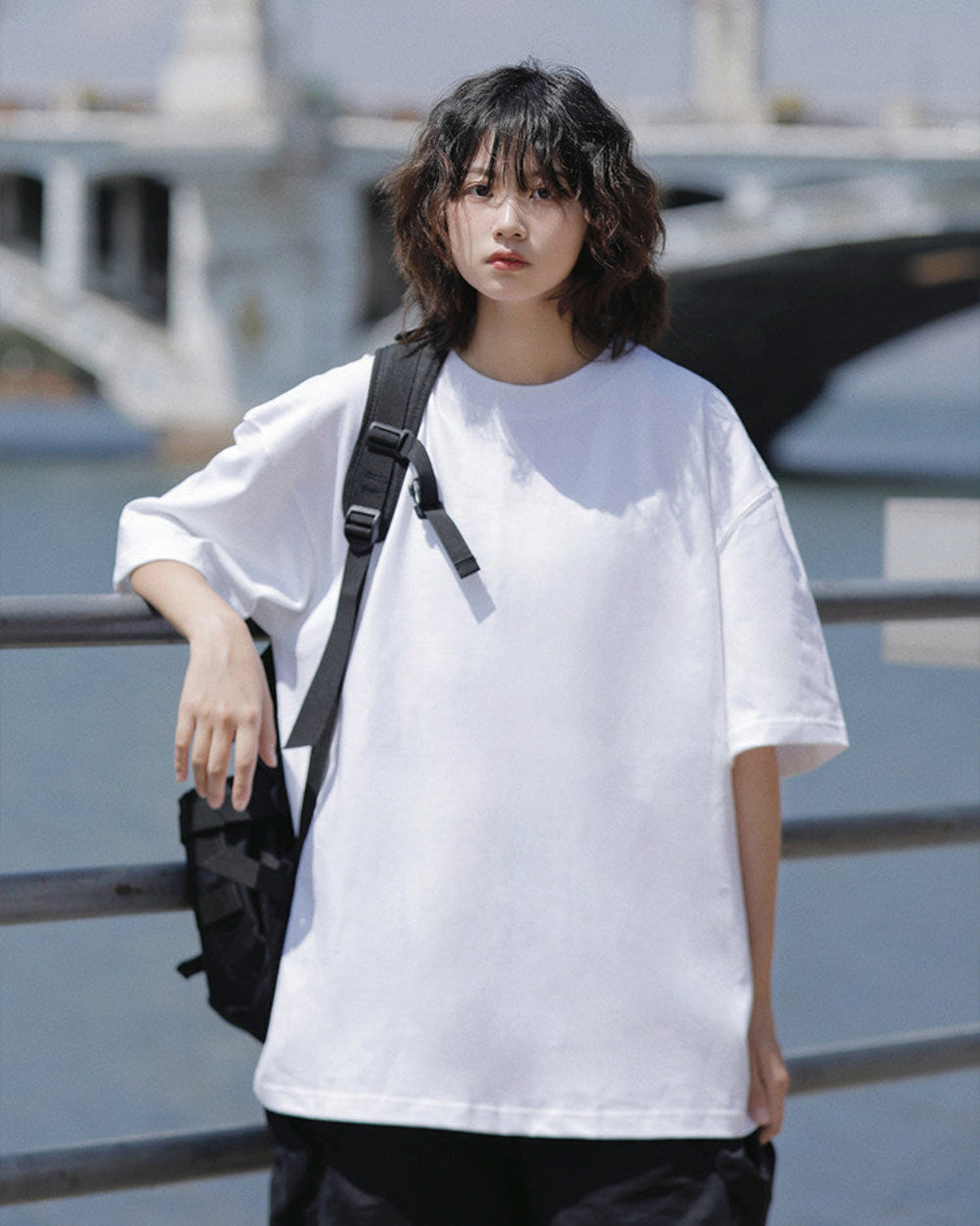 OVERSIZED BASIC TEE W1722
