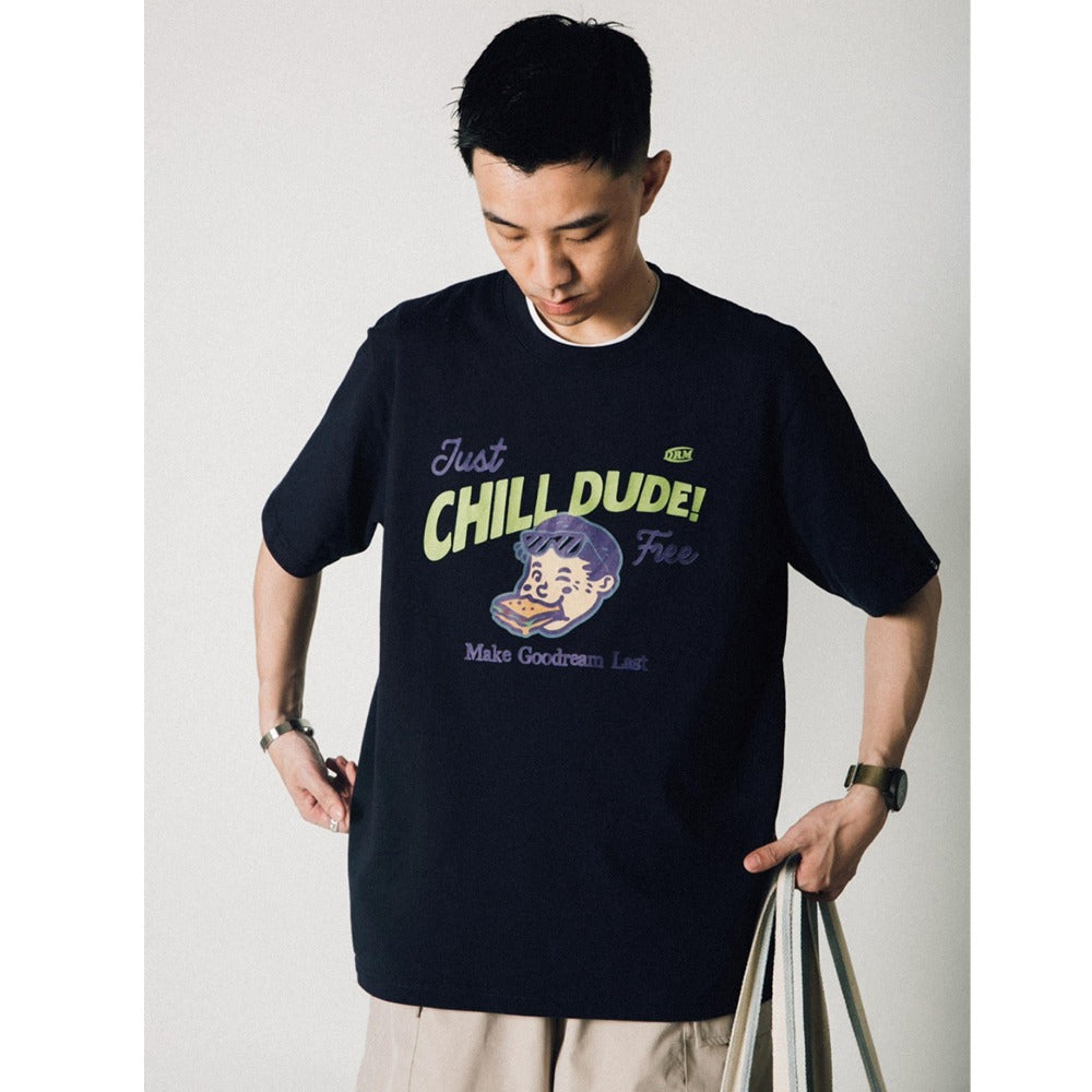 CHILL DUDE! PRINT T-SHIRTS W330 – WGONG