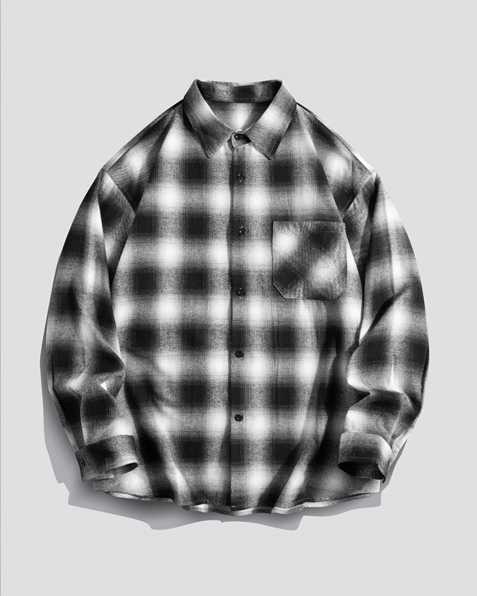 OMBRE CHECK SHIRTS W1610