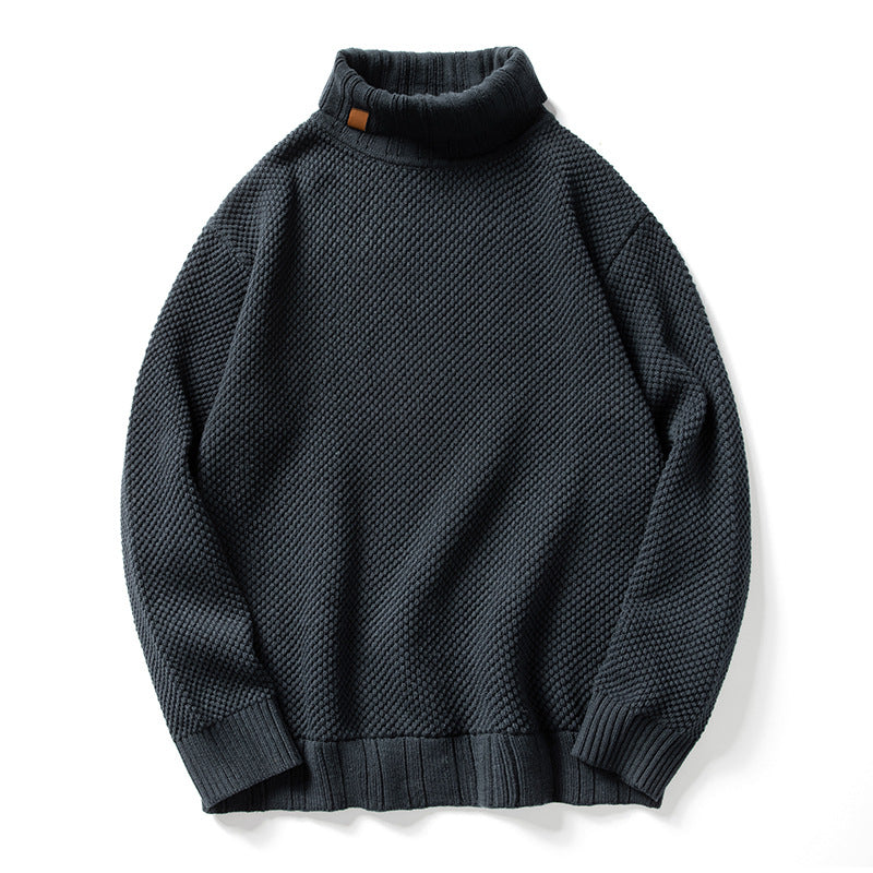 TEXTURED TURTLENECK KNIT W799