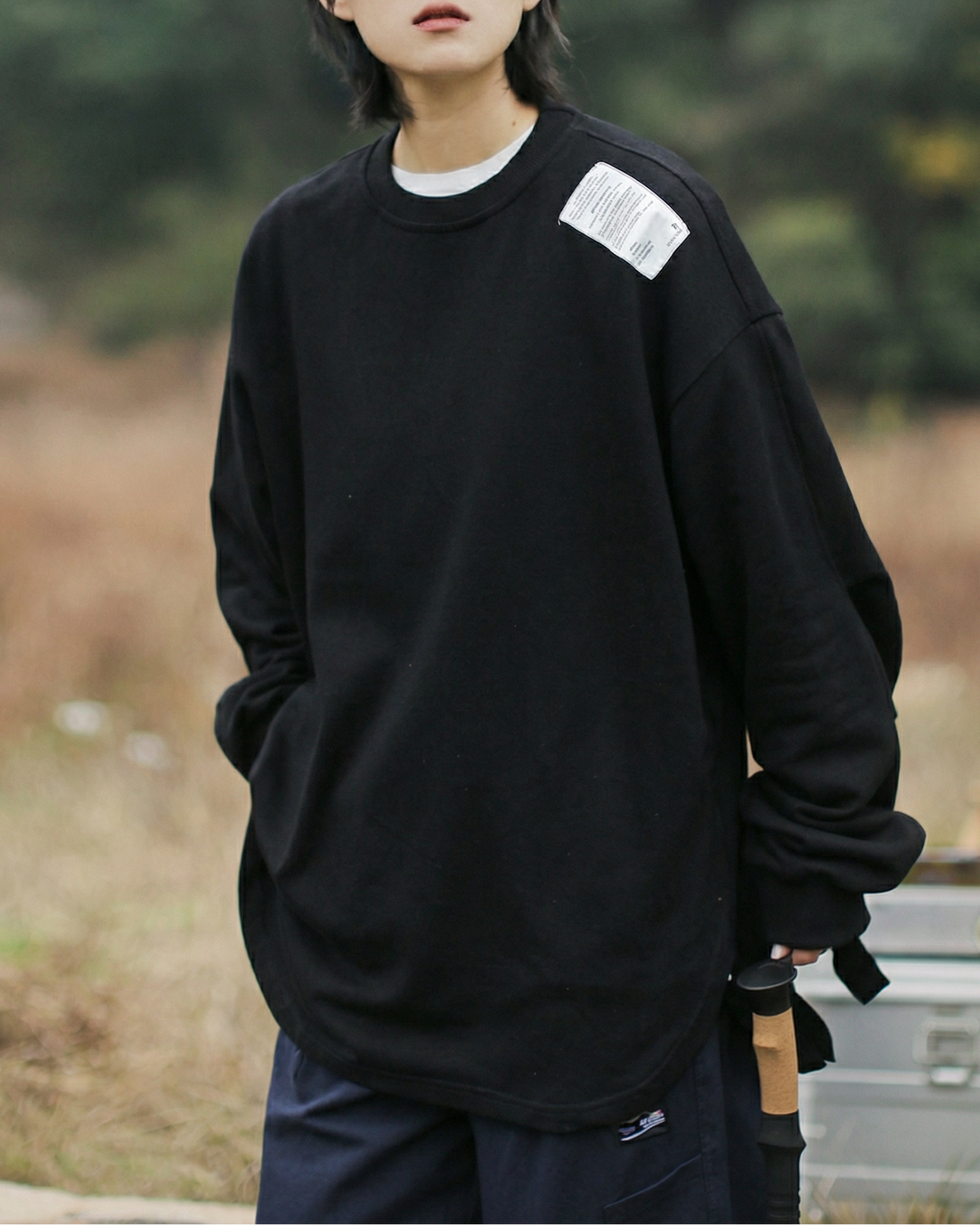 ROUND NECK TOPS W699