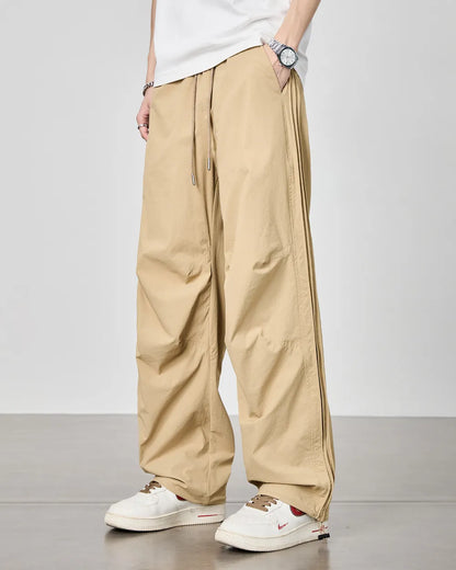 LOOSE EASY NYLON PANTS W1765