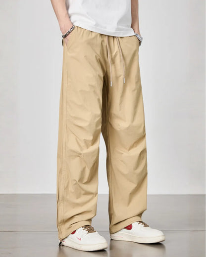 LOOSE EASY NYLON PANTS W1765