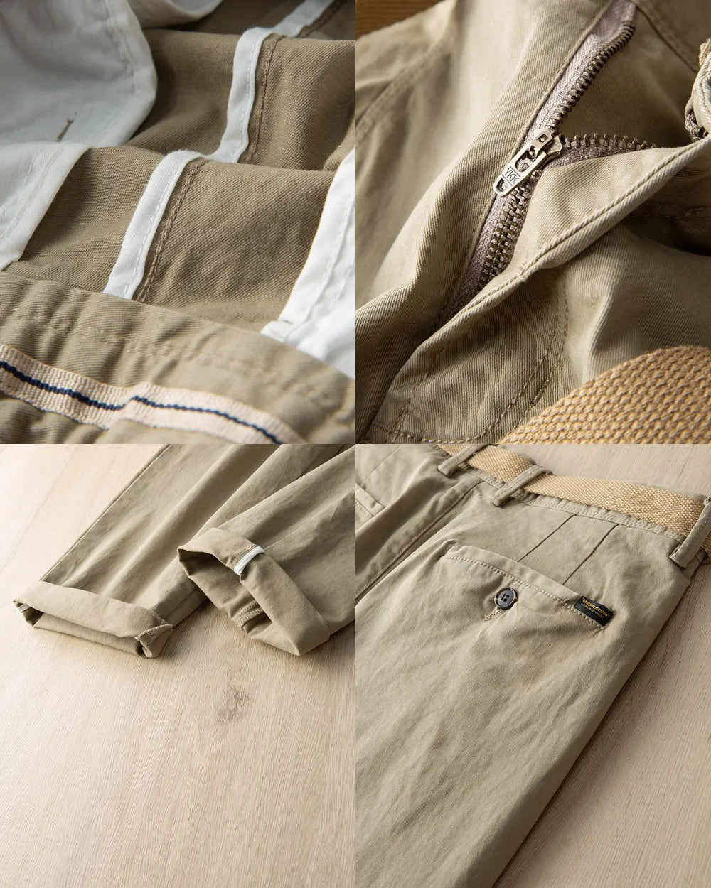 LOOSE FIT CHINO PANTS W1871