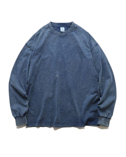 WASHED LONG TEE W1613