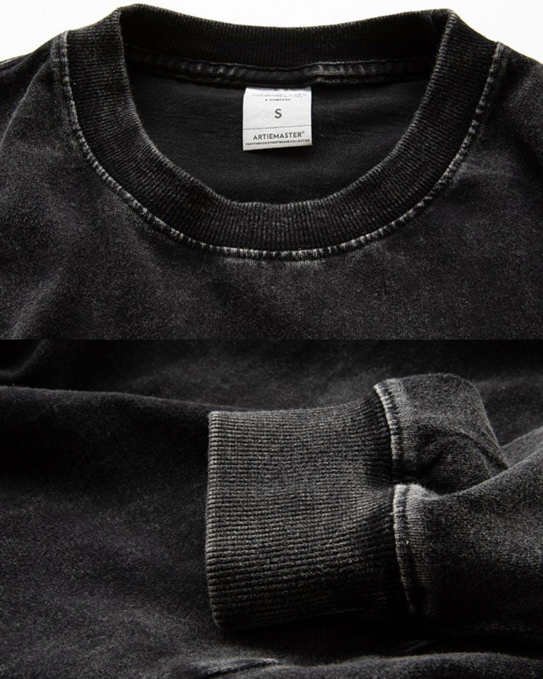 WASHED LONG TEE W1613