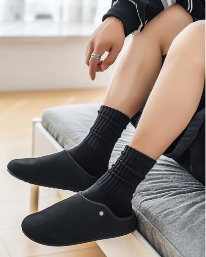 SUEDE CLOG SANDALS W1806