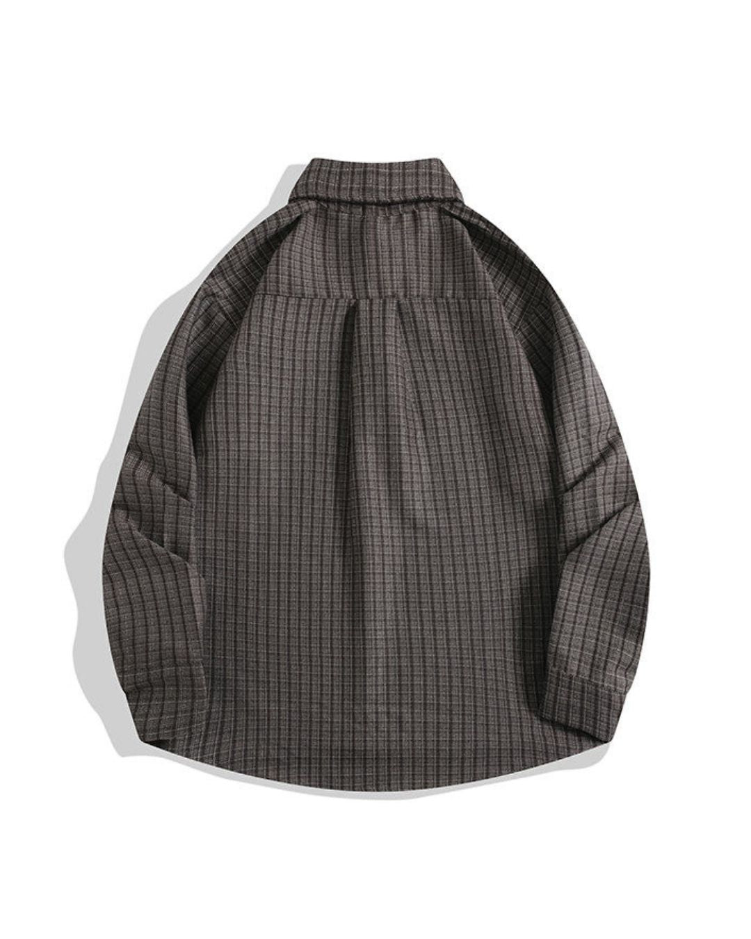 CHECKERED RAGLAN SHIRTS W1573