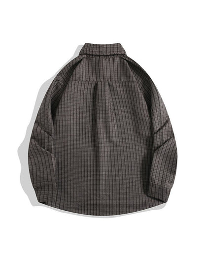 CHECKERED RAGLAN SHIRTS W1573