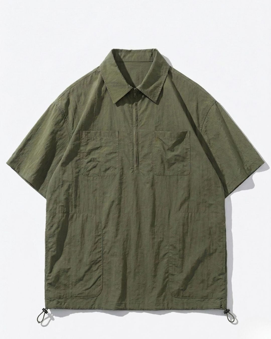 NYLON ZIP PULLOVER W1608