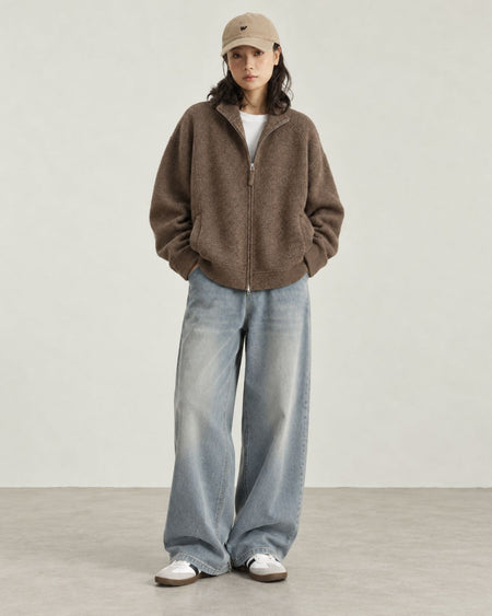 WIDE WASHED DENIM PANTS W1882