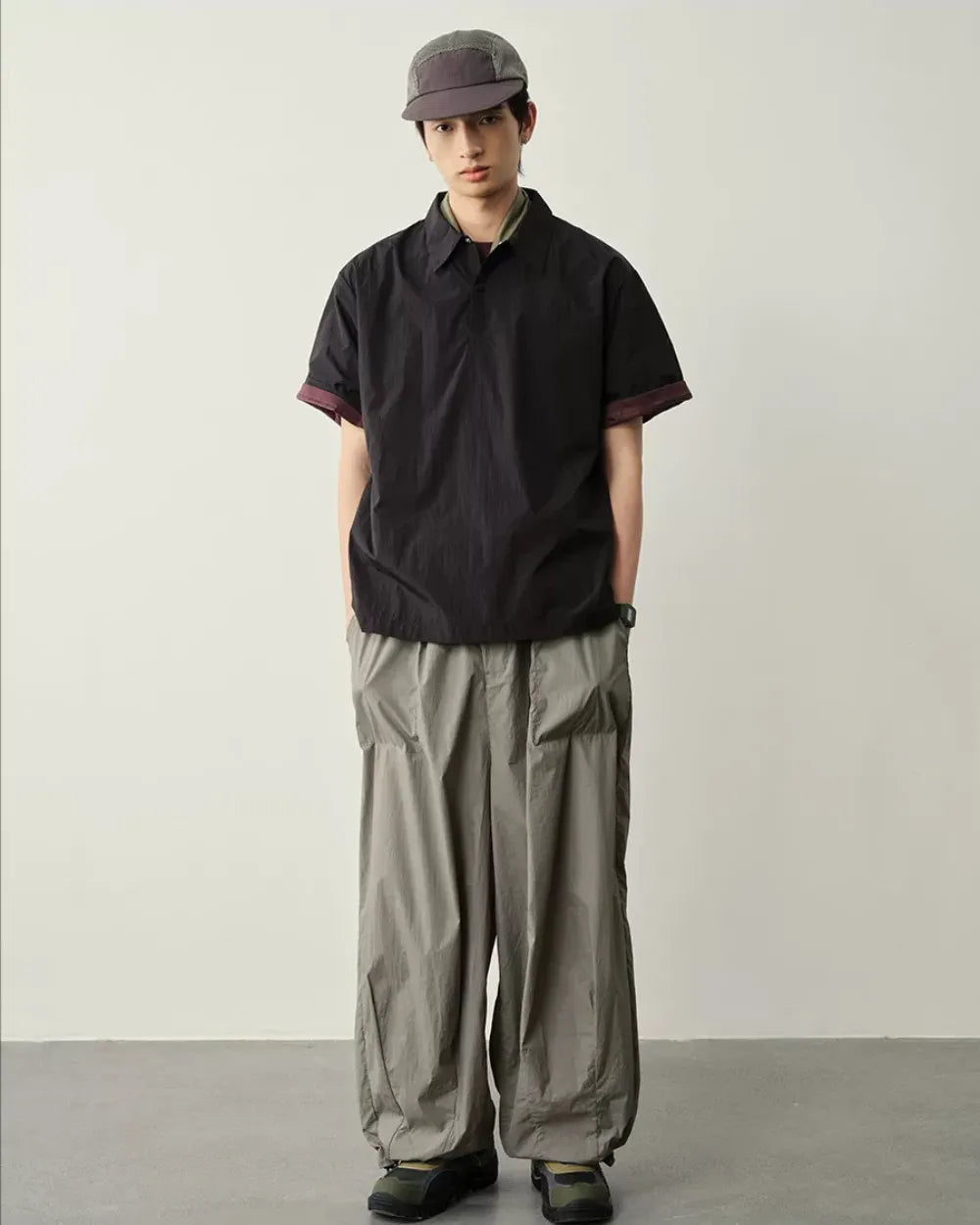 OVERSIZED POLO SHIRT W1644