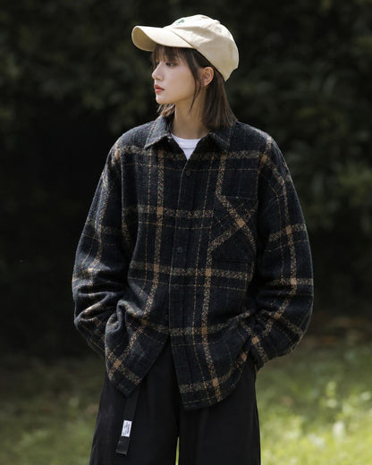 RETRO CHECK SHIRTS W1366