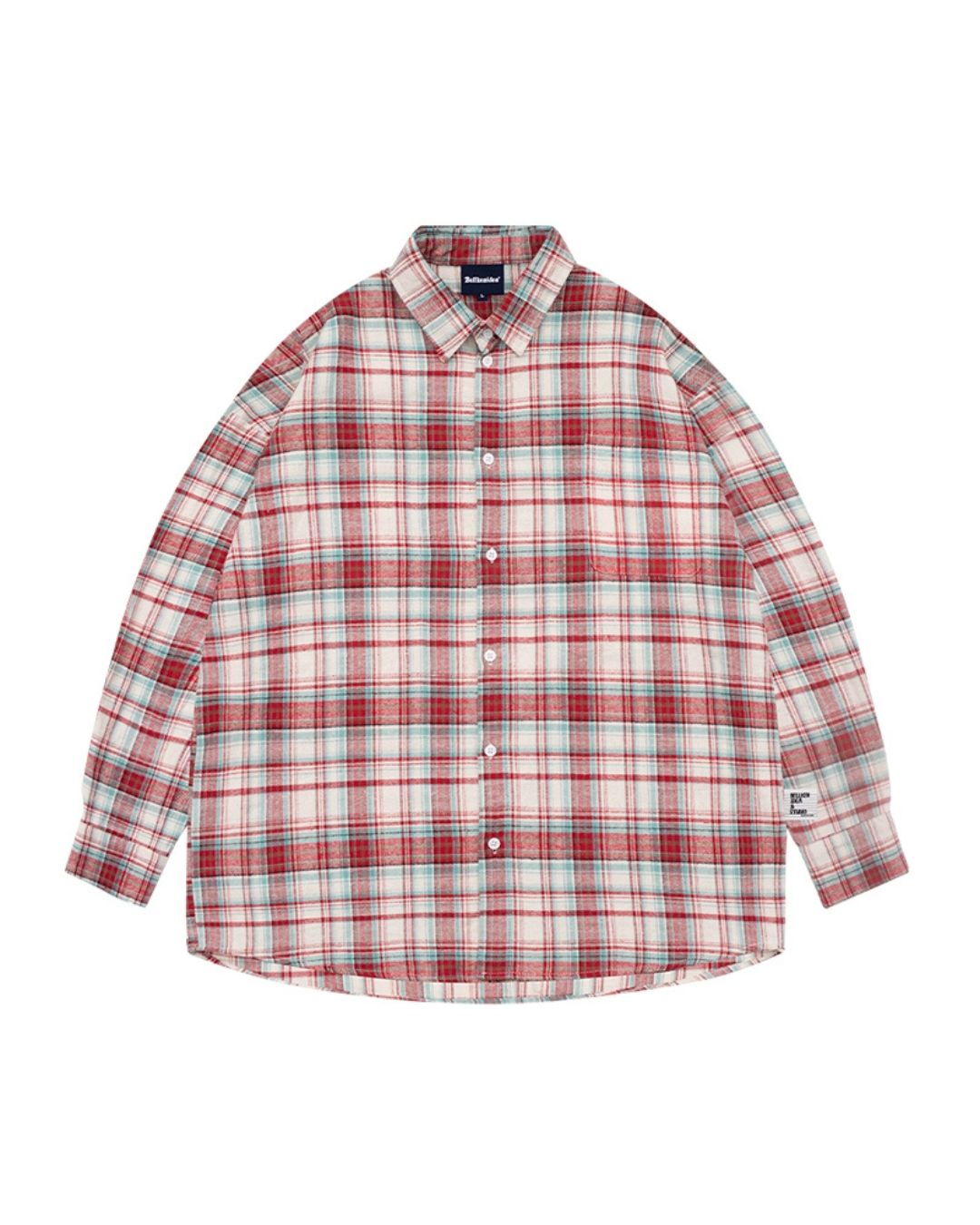 BRUSHED CHECK RELAX SHIRTS W1474