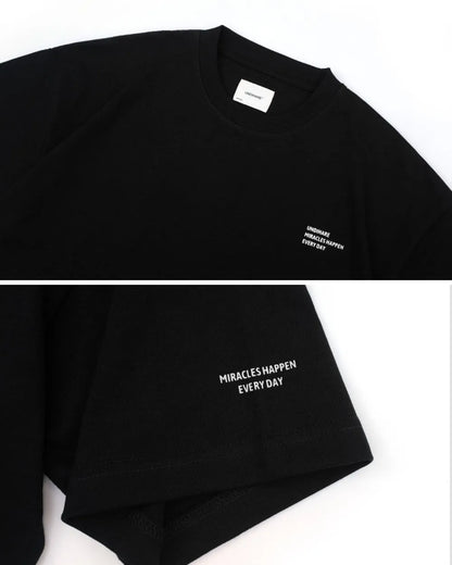 SLOGAN PRINT OVERSIZED T‑SHIRTS W1746