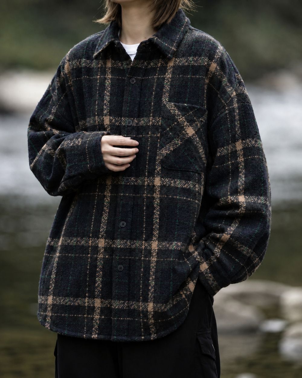 RETRO CHECK SHIRTS W1366