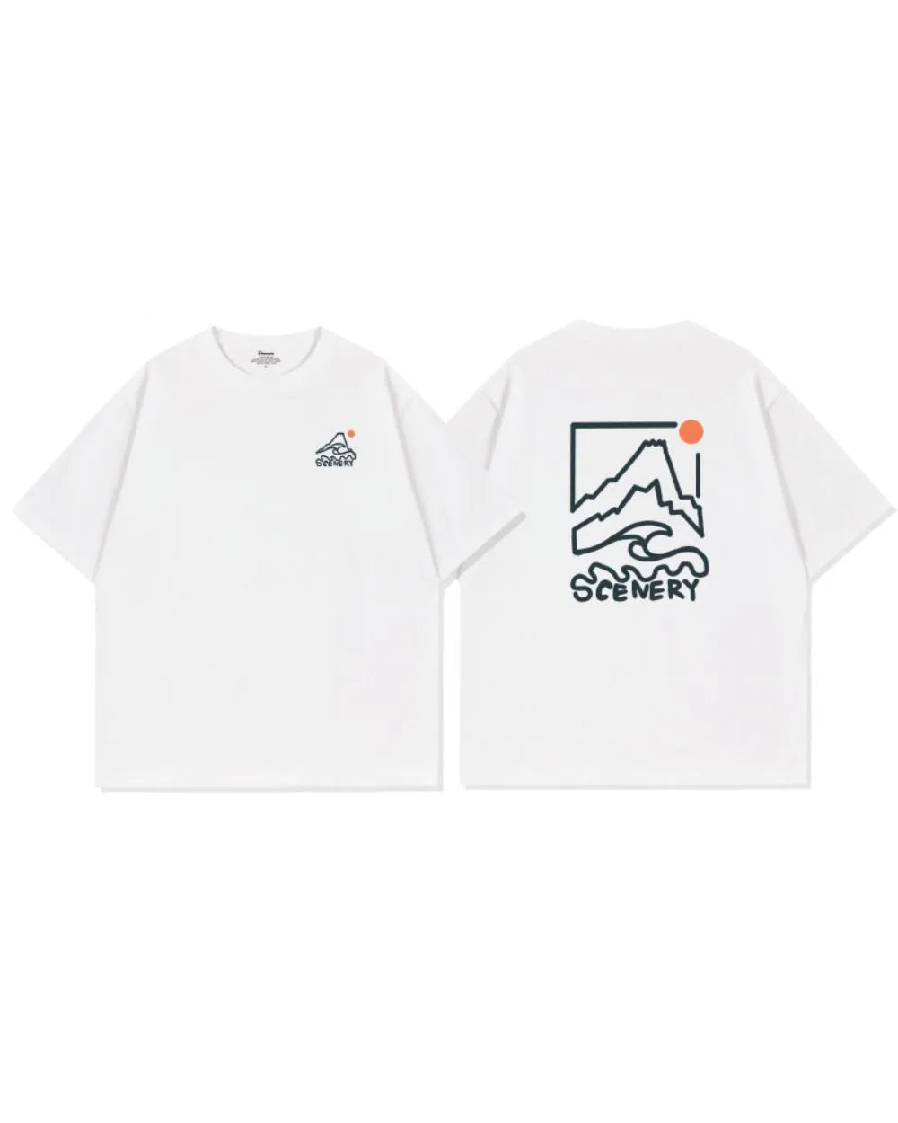 COTTON SCENERY GRAPHIC TEE W1730