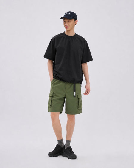 BELTED CARGO SHORTS W1654