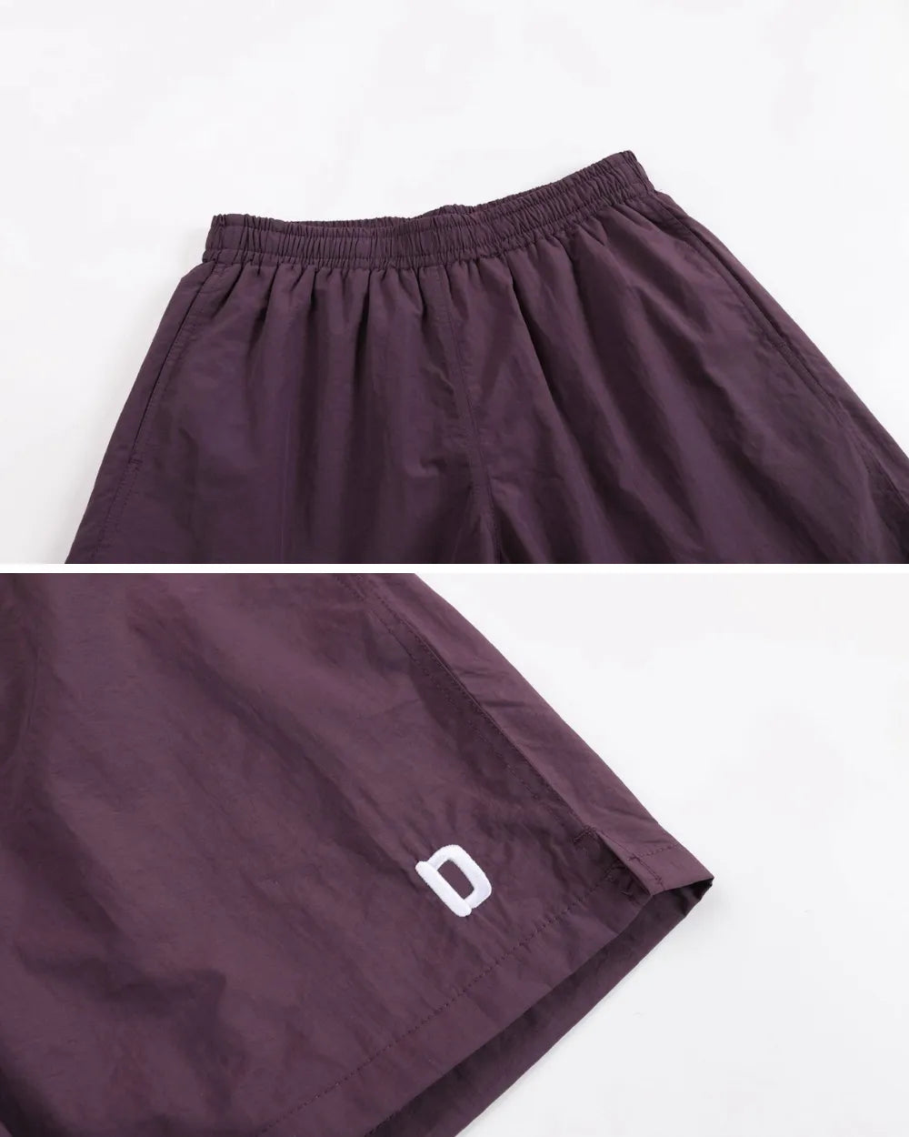 D EMBROIDERY NYLON SHORTS W1762