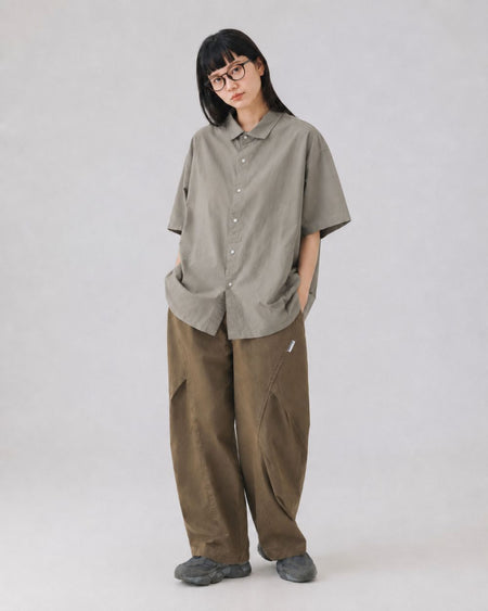 TUCK WIDE PANTS W1788