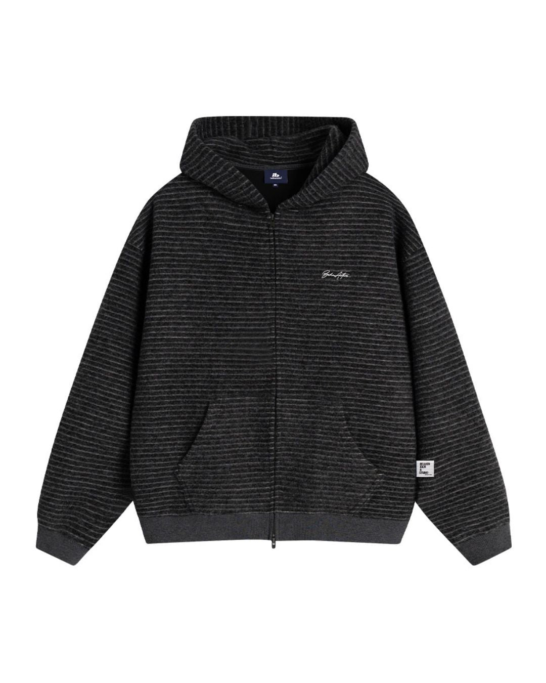 BORDER ZIP HOODIE W1595