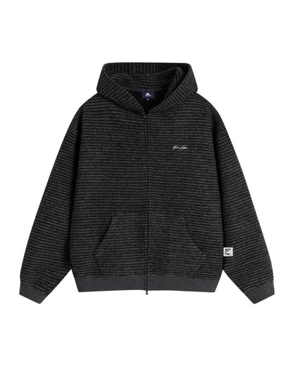 BORDER ZIP HOODIE W1595