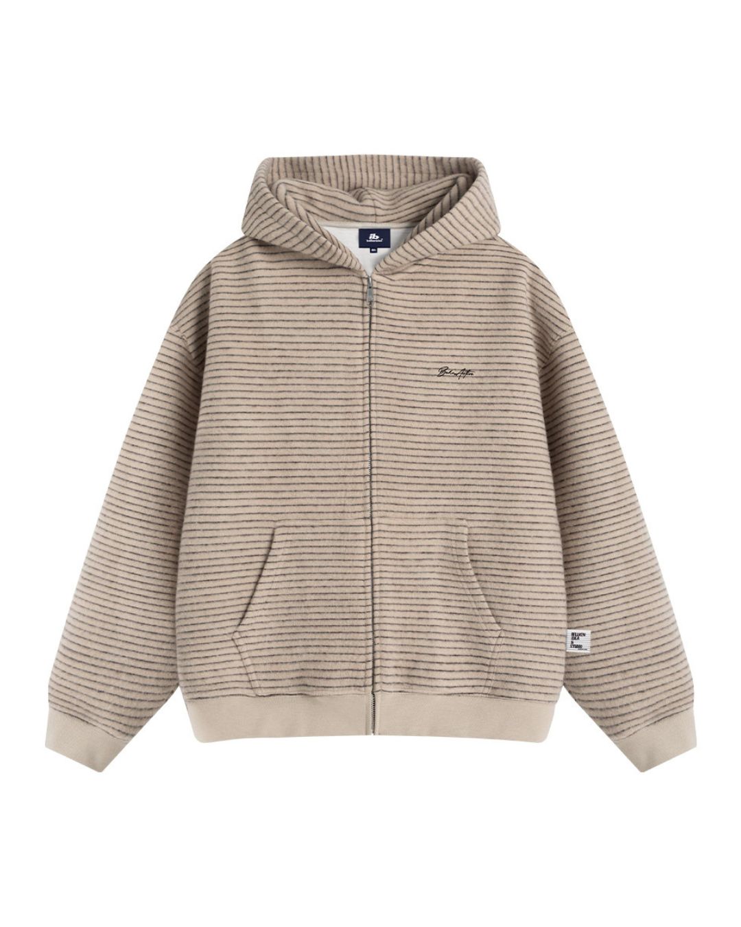 BORDER ZIP HOODIE W1595