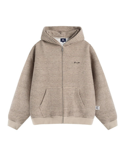 BORDER ZIP HOODIE W1595