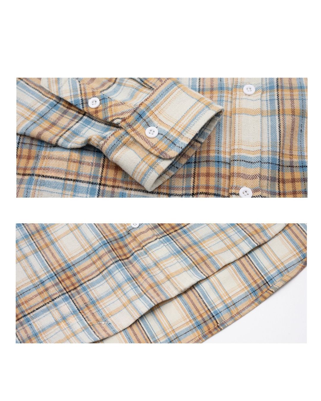 BRUSHED CHECK RELAX SHIRTS W1474