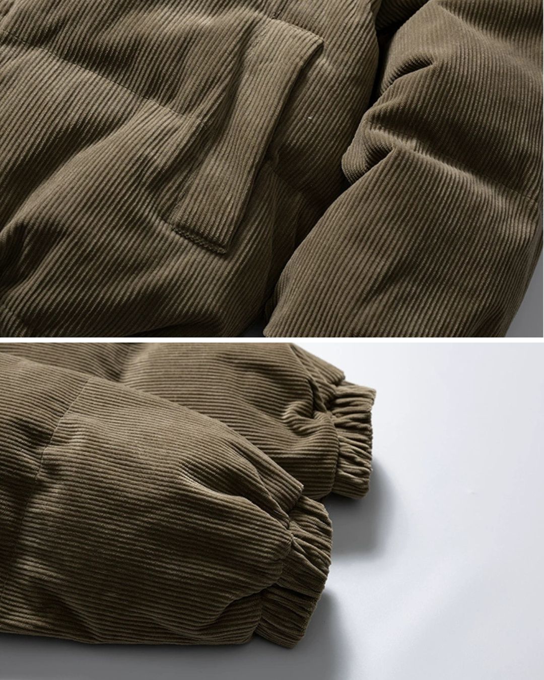 CORDUROY PUFF JACKET W1531
