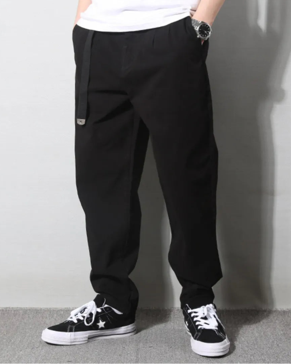 LOOSE FIT CHINO PANTS W1871