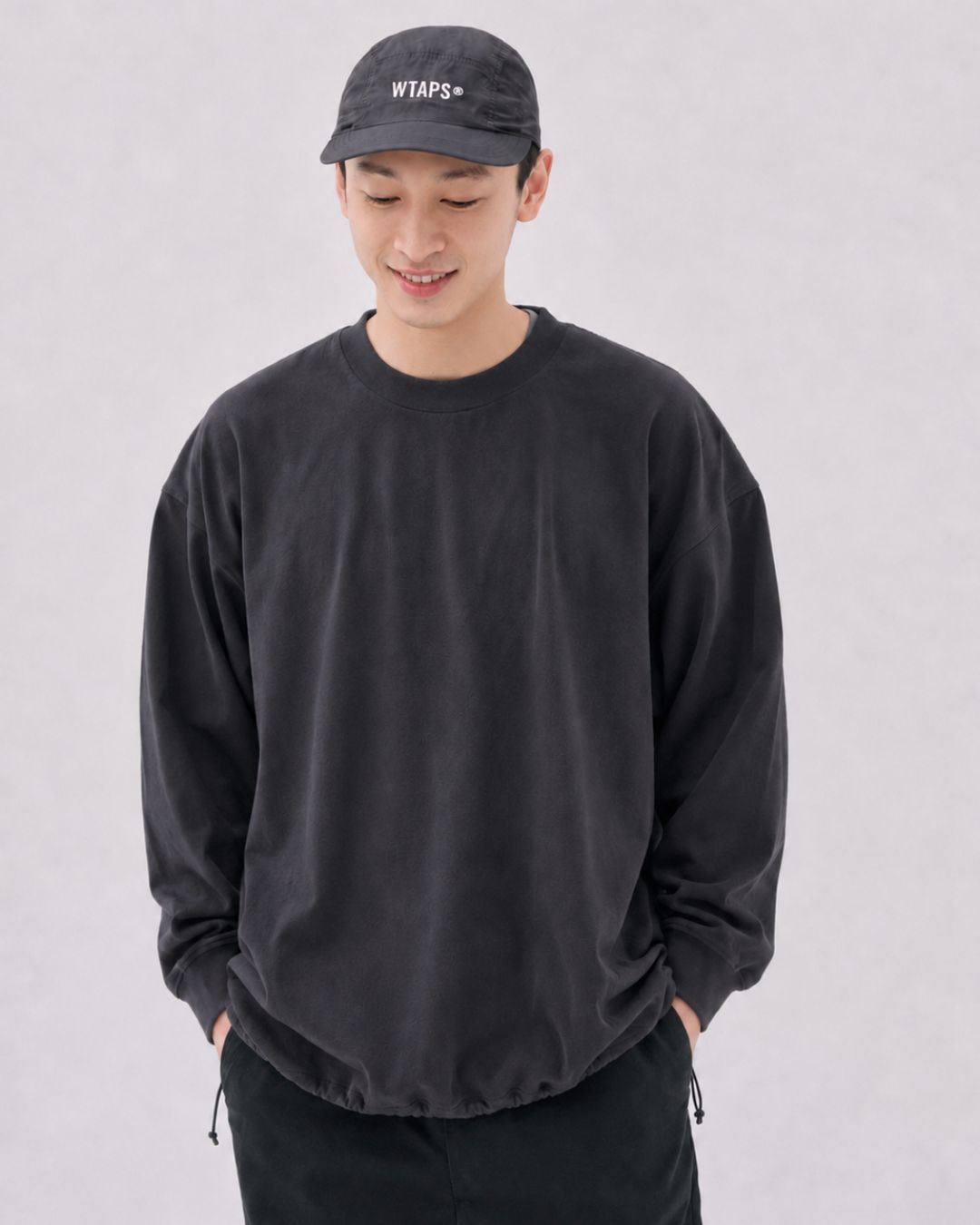 DRAWCORD LONG TEE W1614