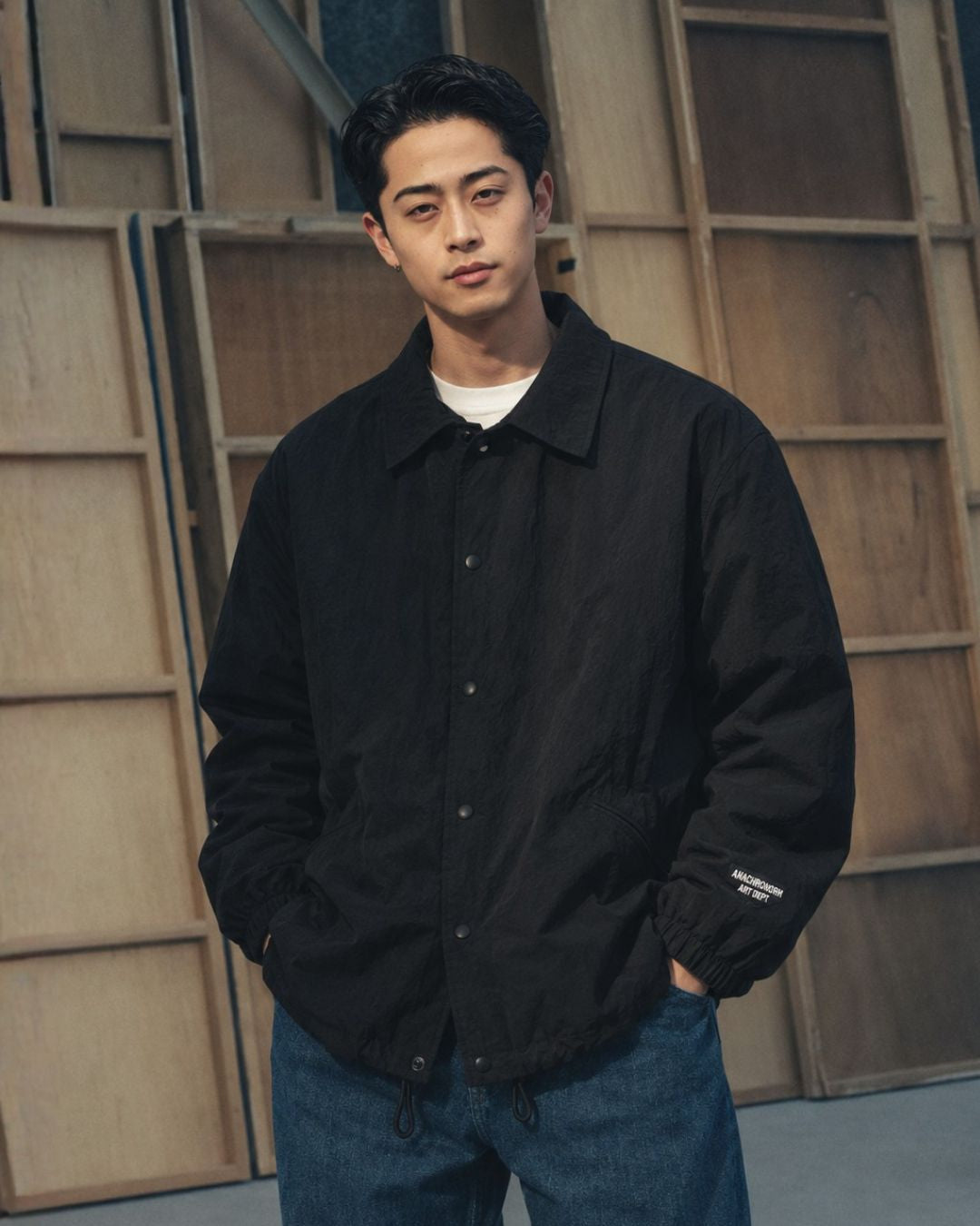 NYLON COACH JACKET W1929