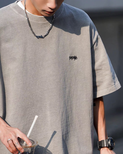 PIGMENT DYED LOGO TEE W1455