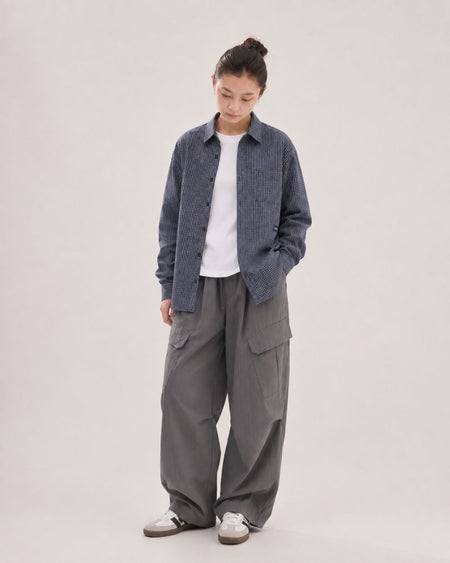 TUCK WIDE CARGO PANTS W1809