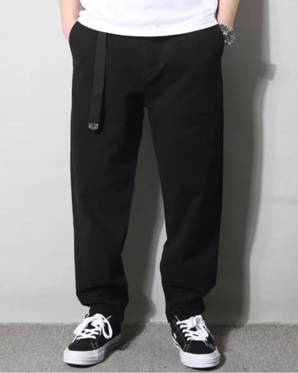 LOOSE FIT CHINO PANTS W1871