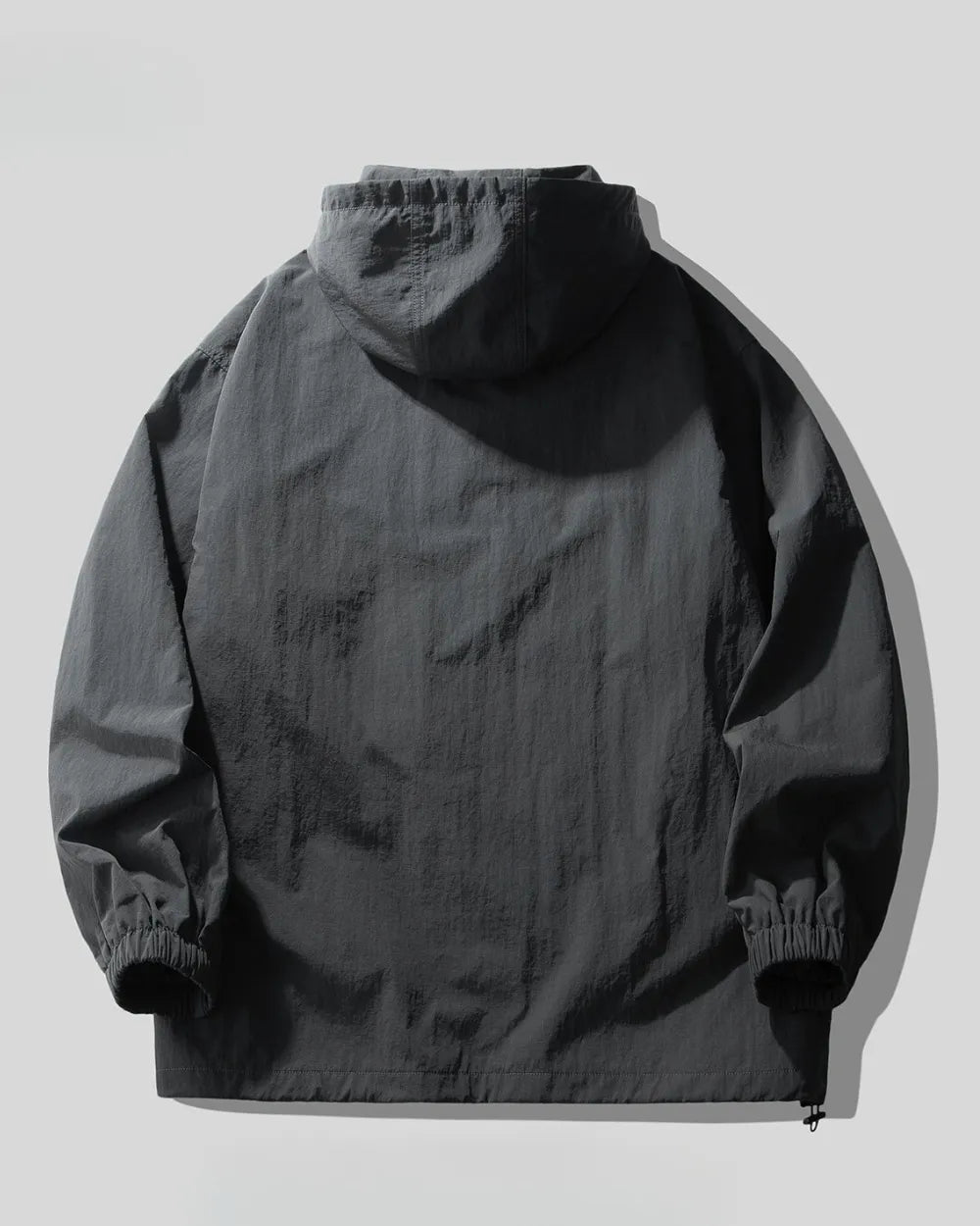 NYLON HALF ZIP HOODED ANORAK W1919