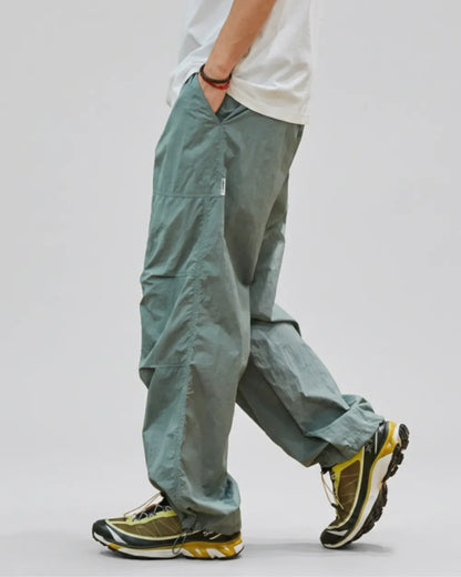 NYLON PARACHUTE CARGO PANTS W1684