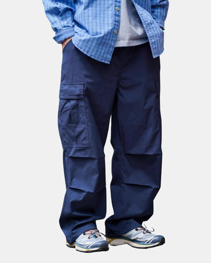 WATER-REPELLENT NYLON CARGO PANTS W1690