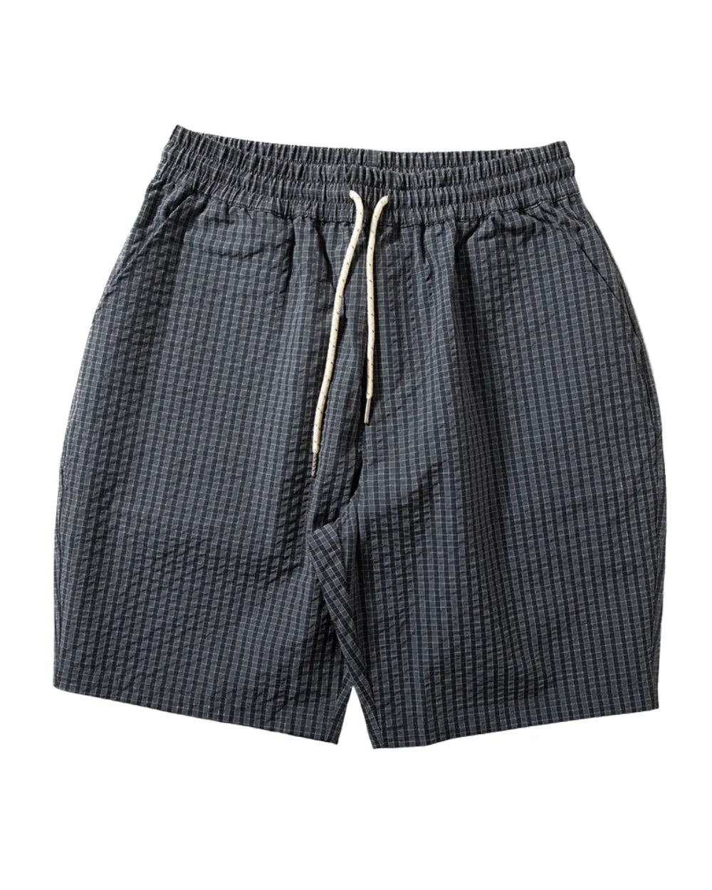 POLYESTER CHECK SHORTS W1728
