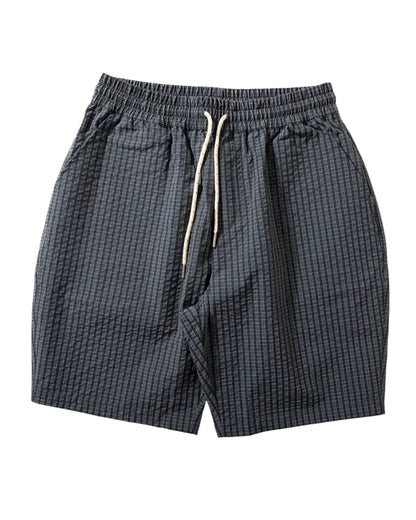 POLYESTER CHECK SHORTS W1728