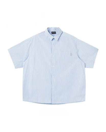 STRIPED LOOSE SHIRTS W1736