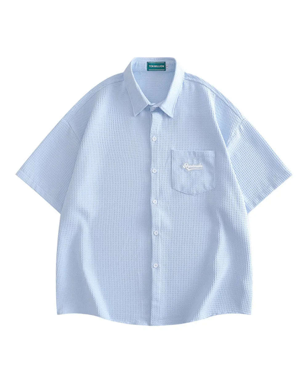 WAFFLE LOOSE SHIRTS W1658