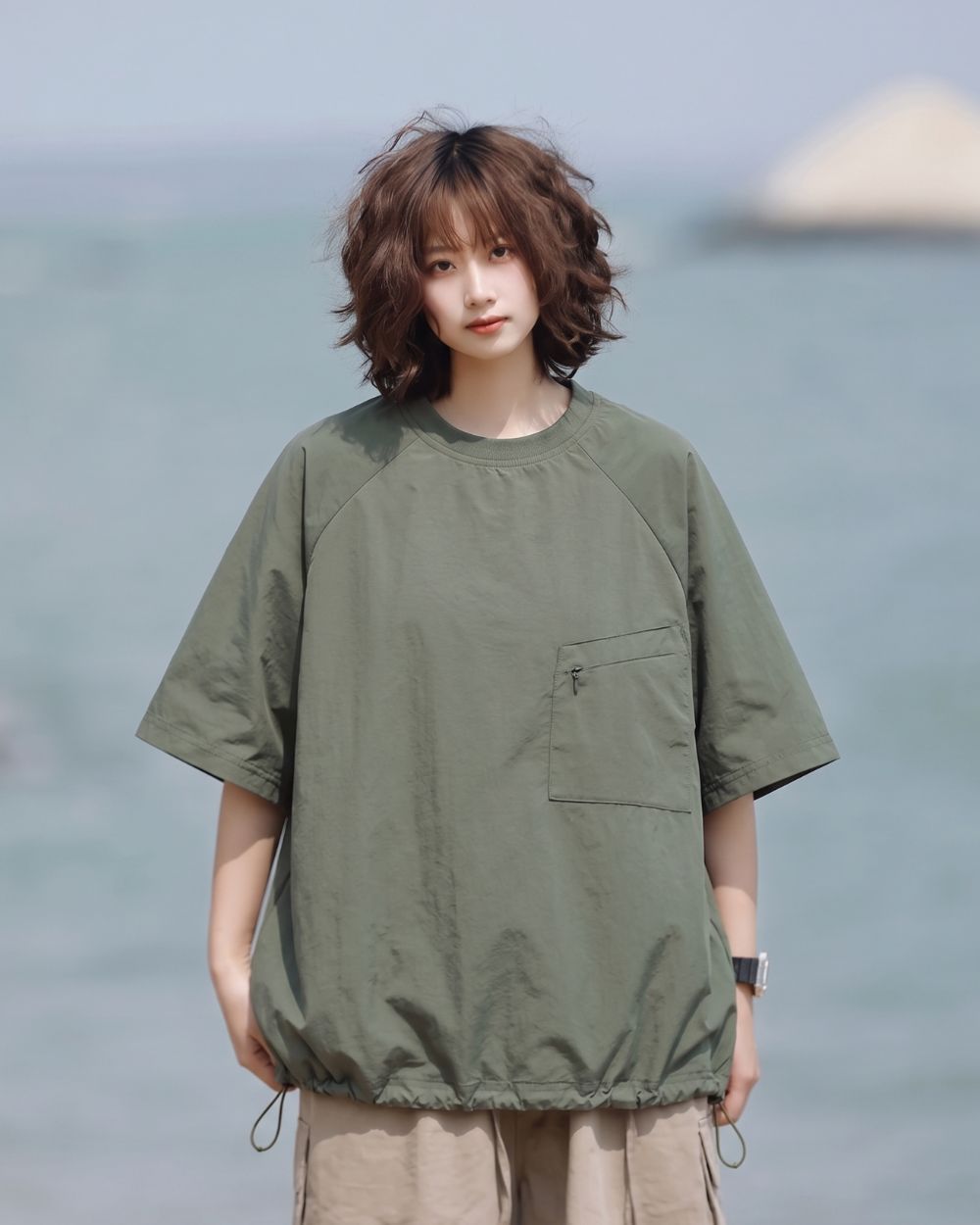 TECH DRAWCORD TEE W1628