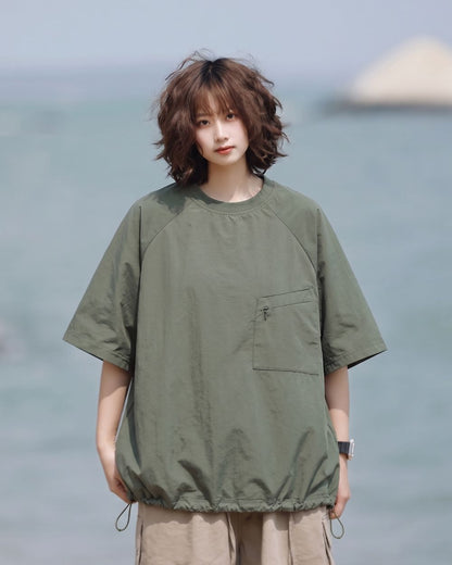 TECH DRAWCORD TEE W1628
