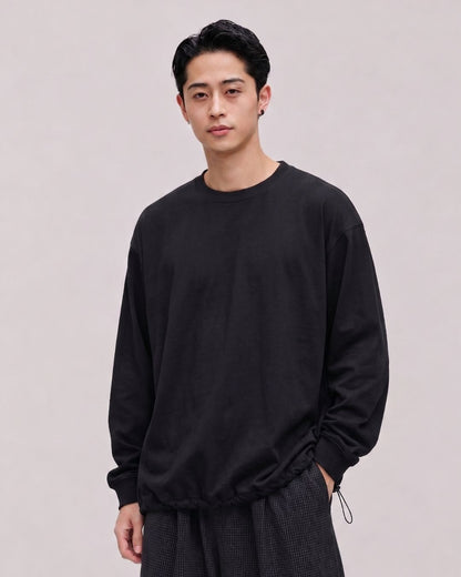 DRAWCORD LONG TEE W1614