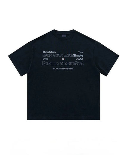 WASHED GRAPHIC TEE W1777